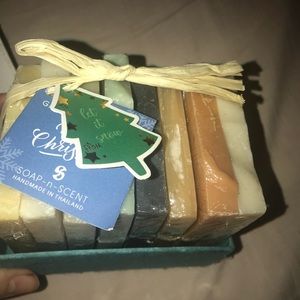 8 assorted green tea handmade soaps